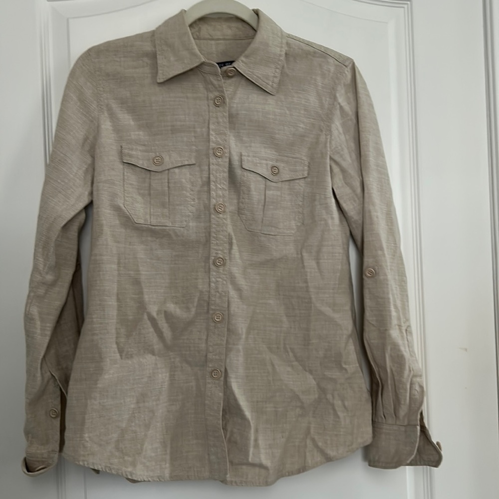 Peace of Cloth Button Down Shirt- Size Small
